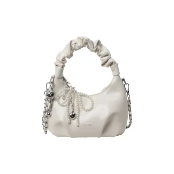 FCTOSSR PU Handbag Women's White/Silver/Black/Red