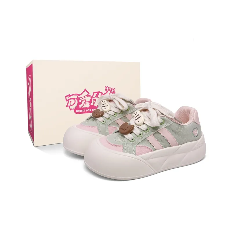 Lovely You Wear resistant And Lightweight Low Top Skateboard Shoes Women's-42