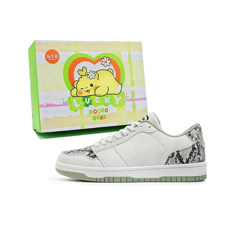 Budding Bear Anti Slip Wear Resistant Low Top Skateboard Shoes Men's-5