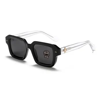 YALMY TR/Memory Plastic Square Sunglasses Unisex