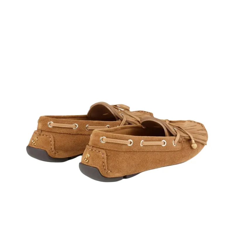 Jimmy Choo Manon F Casual Single Shoes Women's Light Brown-3
