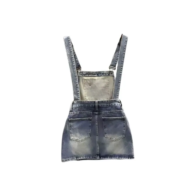 TIBINB Overalls Women's Dark Color Overalls-1