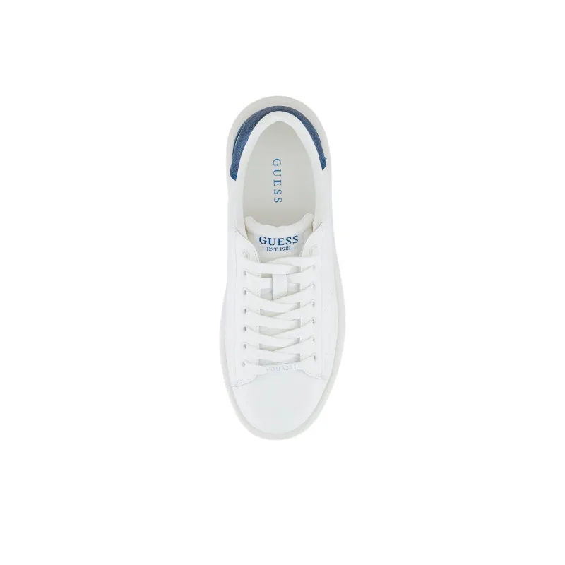 GUESS Elbina Low Top Casual Shoes Women's White-4