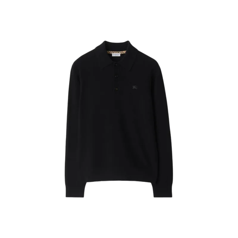 Burberry SS25 Polo Shirt Men's Black-0