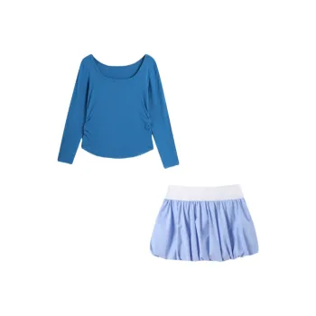 YGPRW Two Piece Skirt Sets Women's