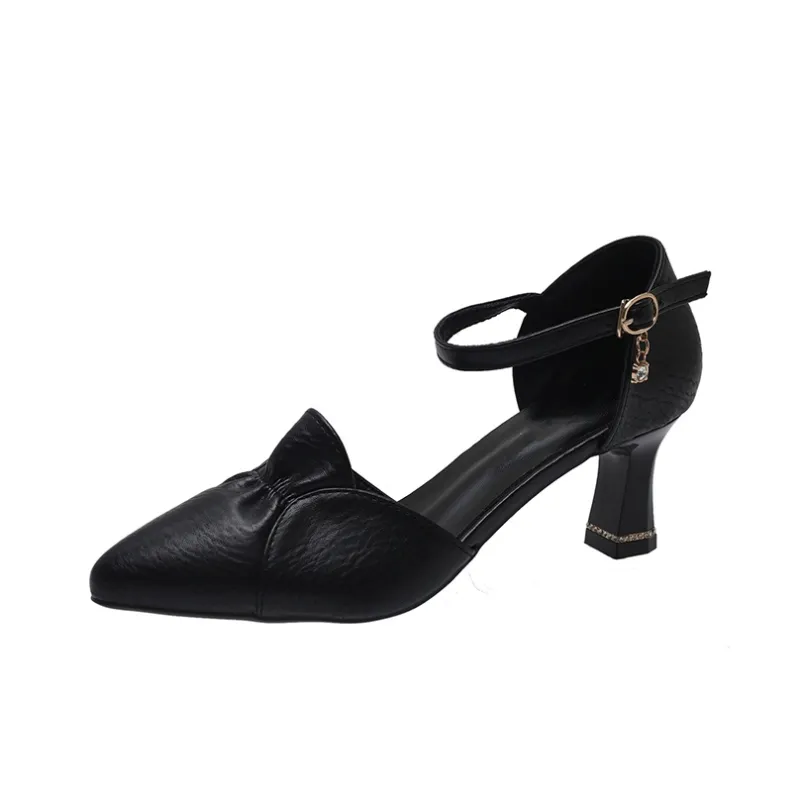 WOXXXN Chunky Heel High Heels Women's-8