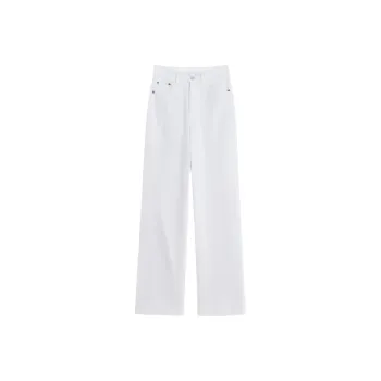 LUYOUYE Casual Pants Women's Cloud White