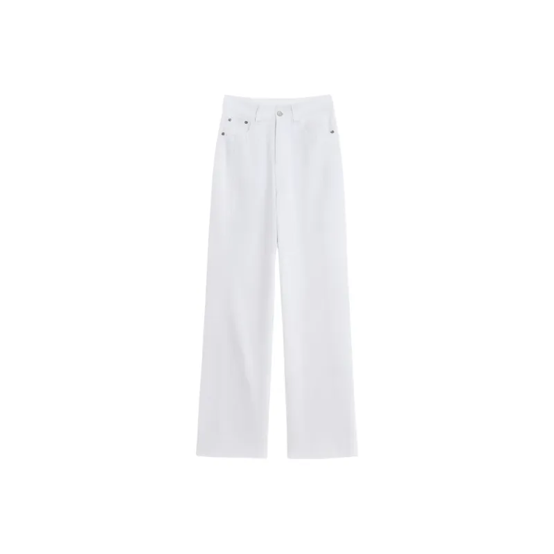 LUYOUYE Casual Pants Women's Cloud White-0