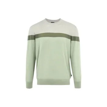 HUGO BOSS Sweater Men's Gray Green