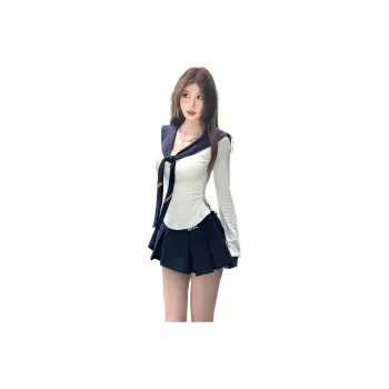 Mu Xiao Xin Two Piece Skirt Sets Women's