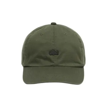 LACOSTE Cotton Canvas Baseball Caps Men's Green