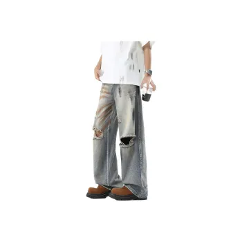 Cotton Gene Jeans Unisex Vintage Blue