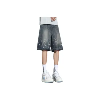 FASTFISH Denim Shorts Unisex Vintage Blue