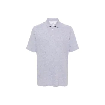 Brunello Cucinelli Polo Shirt Men's Gray