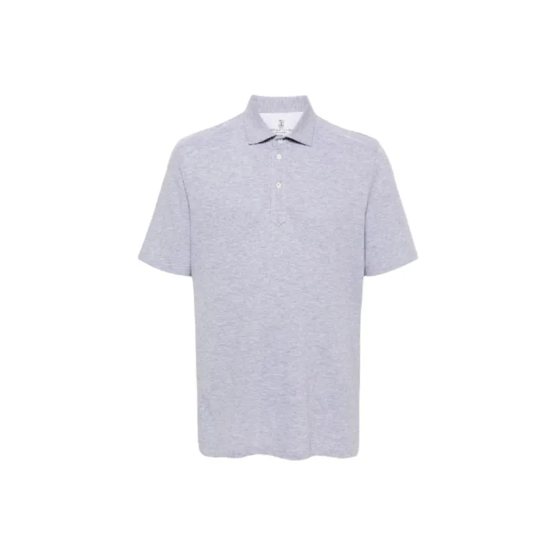 Brunello Cucinelli Polo Shirt Men's Gray-0