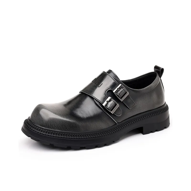 Dunnu Men's Casual Shoes Men Low Top Black-5