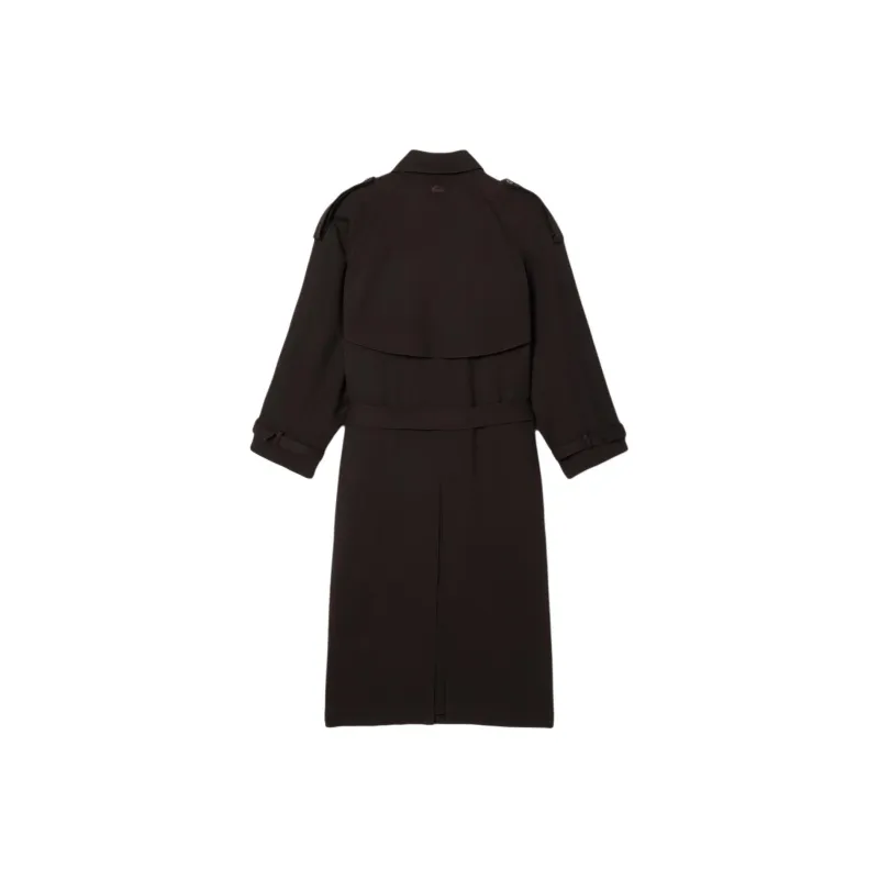 LACOSTE Trench Coat Men's Brown-1