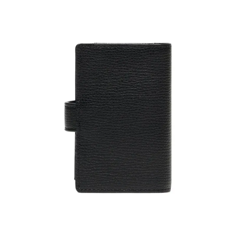LACOSTE Cow Leather Key Pouch Men's Black-1