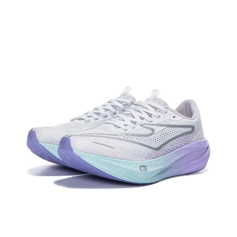 Erke Running Shoes Women's Low Top White-1
