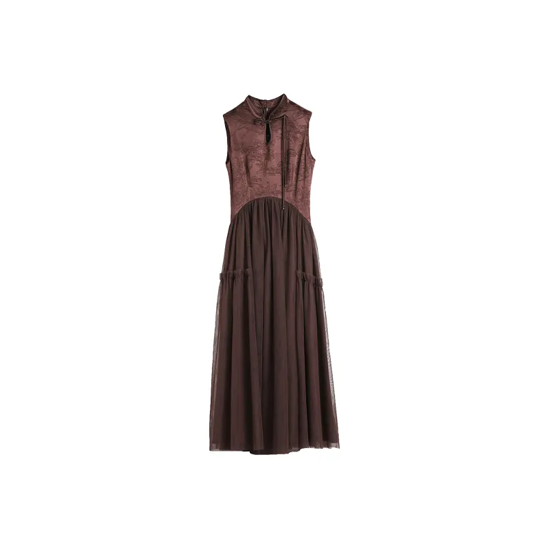 Hang Yi Court Sleeveless Dress Women's-0