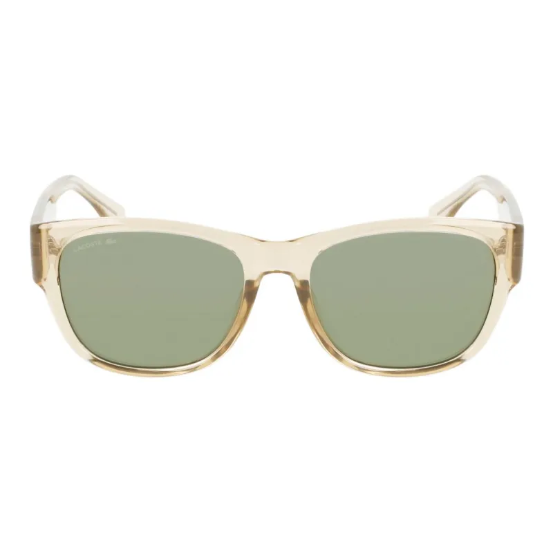 LACOSTE Plastic Square Sunglasses Men's Yellow-1