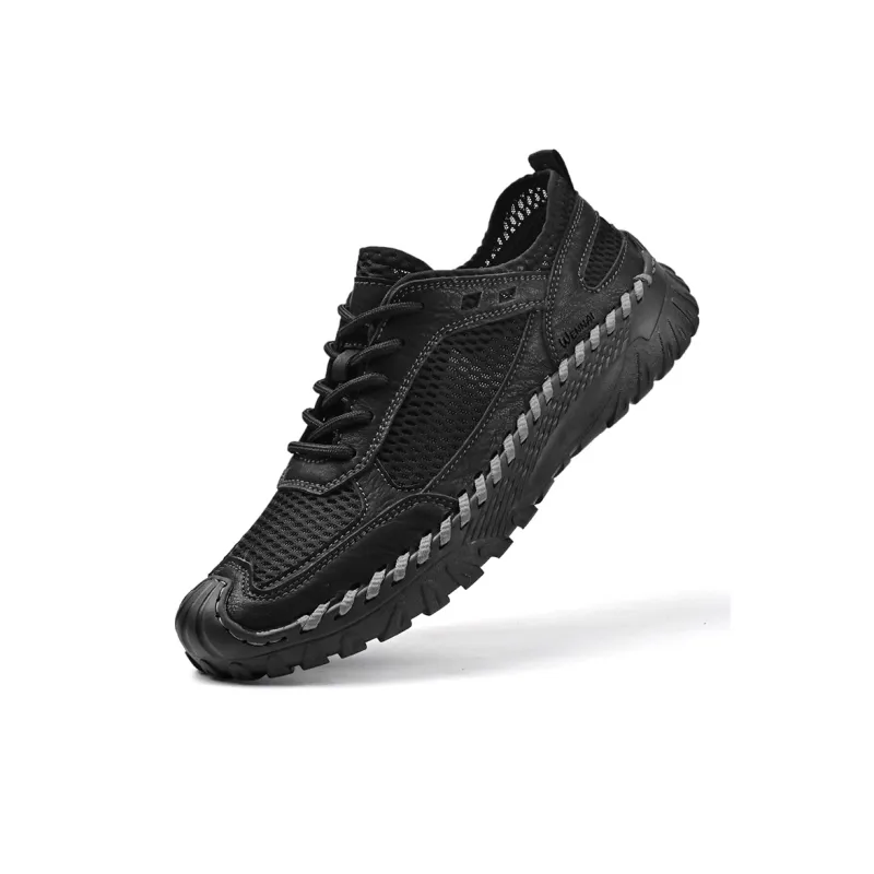 Wen Nai Casual Shoes Men's Black-2