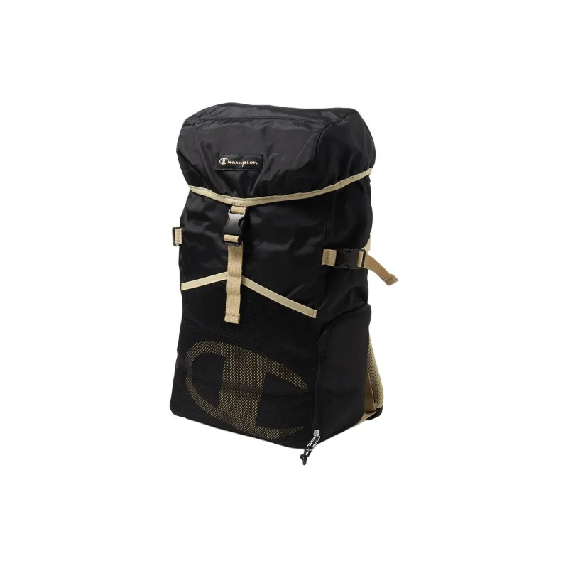 Champion Polyester Backpack Men's Black & Beige-0