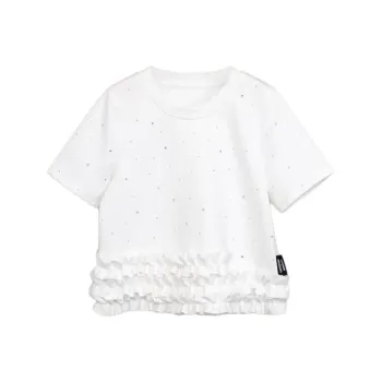 ABCMININ T Shirts Women's White