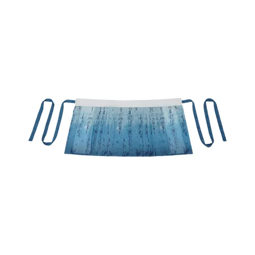 SONDR Hanfu Women's Blue Print Mamianqun Short Skirt