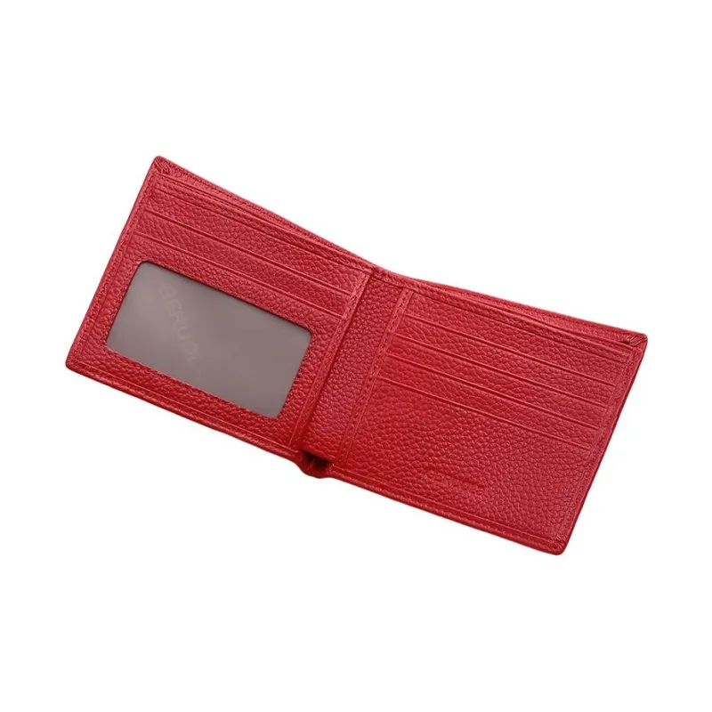 Gorora Top Grain Cow Leather Horizontal Wallet Regular Women's Multicolor-1