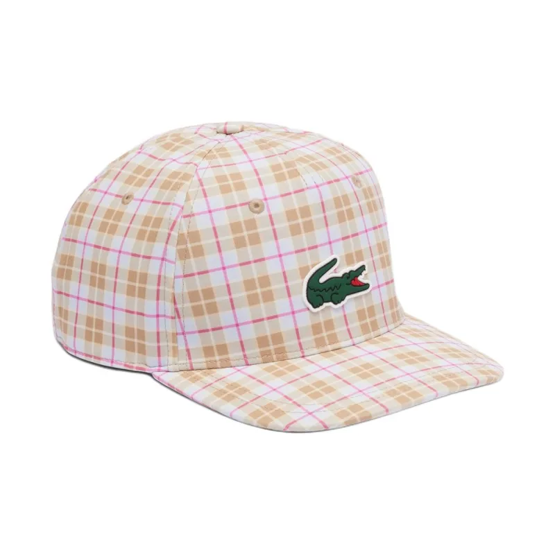 LACOSTE Polyester, Polyurethane, Silicone Baseball Caps Men's Beige-1