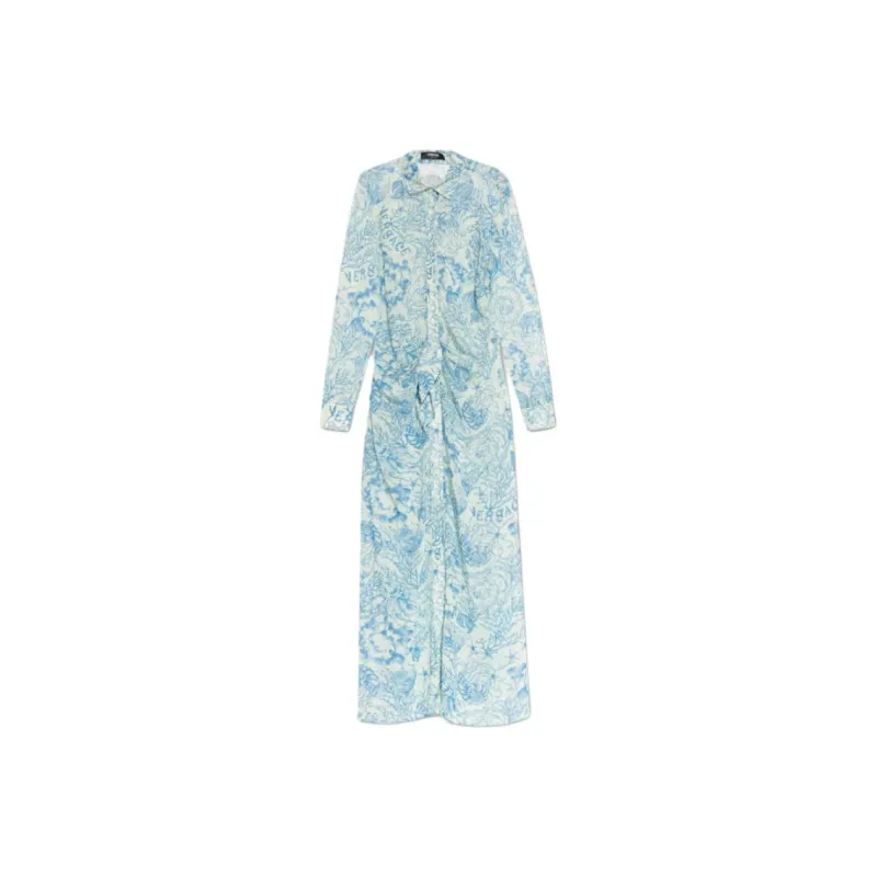 VERSACE Barocco print Maxi Dress-0