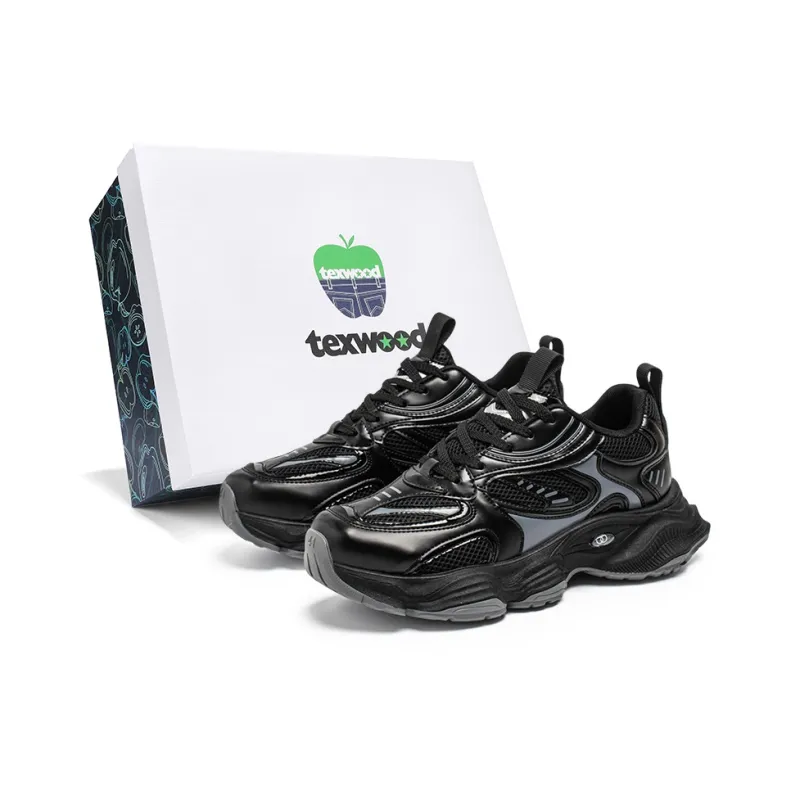 TEXWOOD Abrasion Resistant Support Balance Low Top Chunky Sneakers Men's-0