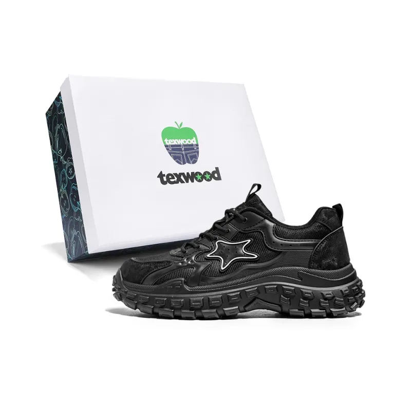 TEXWOOD Slip Resistant And Abrasion Resistant Support Low Top Casual Shoes Men's Box-0