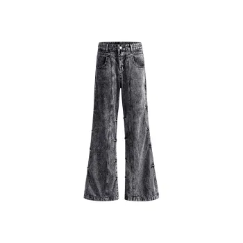 CASAMIA Jeans Unisex Black Gray Color