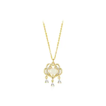 JOYDINNY Chalcedony Necklaces Women's