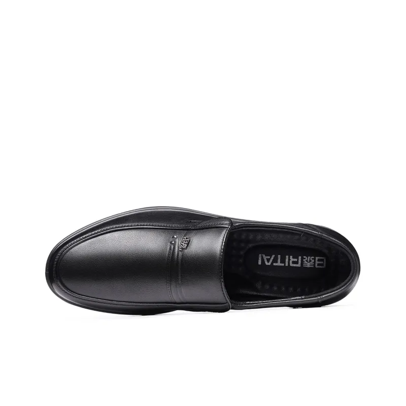 Ritai Men's Casual Shoes Men Low Top Black-2