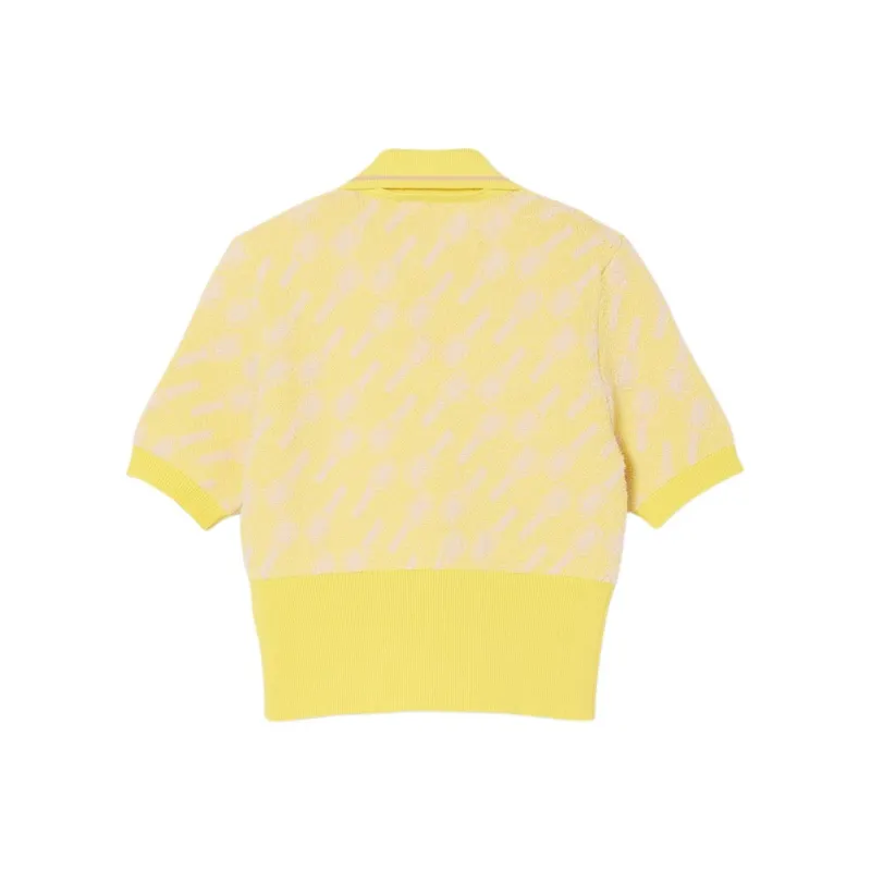LACOSTE Polo Shirt Women's Yellow-1