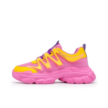 Singing Abrasion Resistant Lightweight Height Increasing Low Top Chunky Sneakers Women's