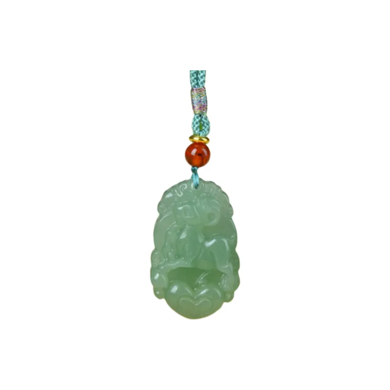 Jing Ruyu Aventurine Necklaces Unisex-7