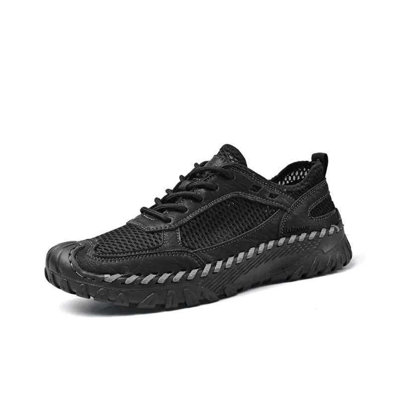 Wen Nai Casual Shoes Men's Black-1
