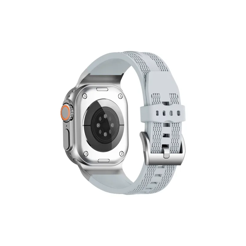 KVZUVUU Apple Compatibility Watch Band Silicone Material-5