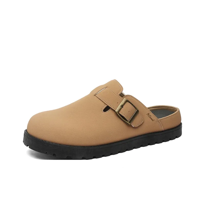 PROTECTCAMEL Rubber Sole Abrasion Resistant Slip Resistant Closed Toe Slippers Men's-11