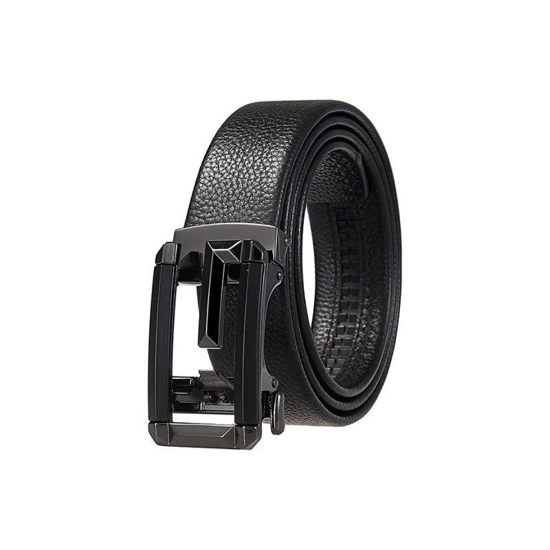 Yalu Preferred Cow Leather Belts Men's Width 3.5CM-3