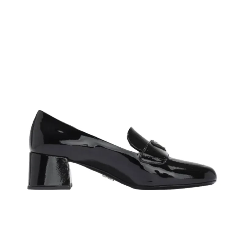PRADA Chunky Heel High Heels 4.5cm Women's Black-1