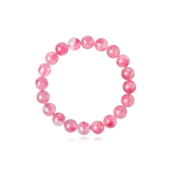 EADDA JEWELRY Natural Rose Quartz Bracelets Unisex
