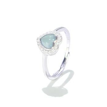 GUANFEI Ice Glutinous Jadeite Rings Women's