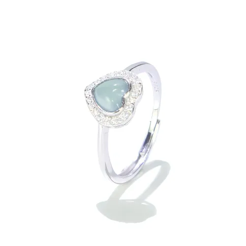 GUANFEI Ice Glutinous Jadeite Rings Women's