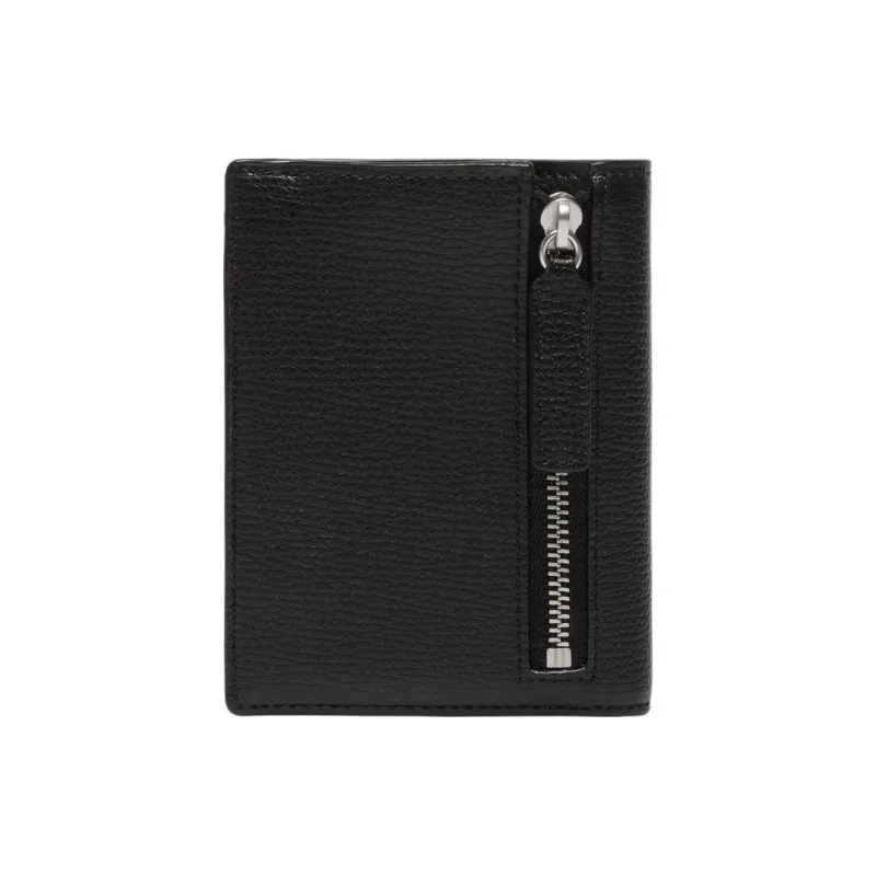 LACOSTE Cow Leather Wallet Men's Black-1