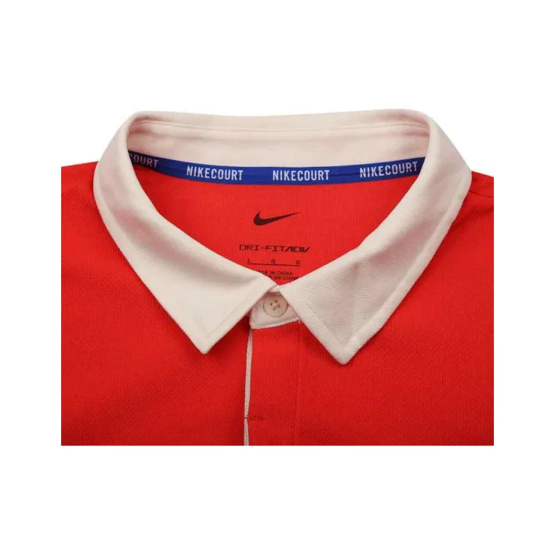Nike Polo Shirts Men Red-2